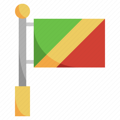 Republic, of, the, congo, nation, world, country icon - Download on Iconfinder