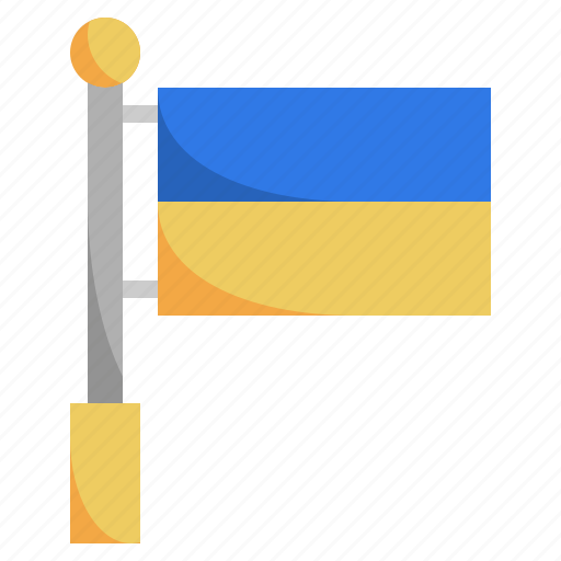 Ukraine, flag, nation, world, country icon - Download on Iconfinder