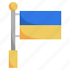 ukraine, flag, nation, world, country 