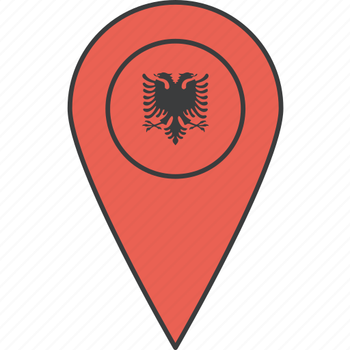 Albania, albanian, country, european, flag icon - Download on Iconfinder