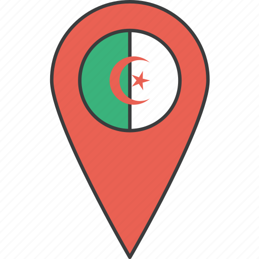 African, algeria, algerian, country, flag icon - Download on Iconfinder