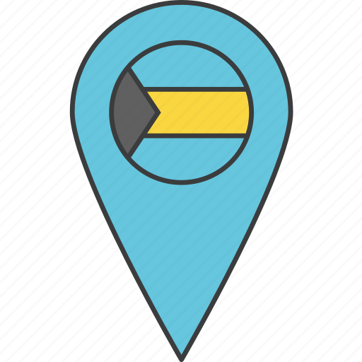Bahamas, country, flag icon - Download on Iconfinder