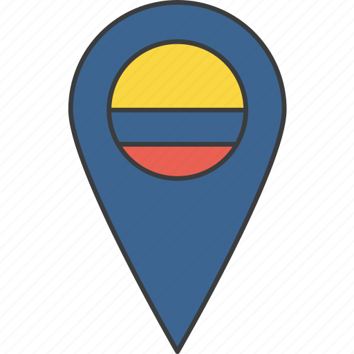 Colombia, colombian, country, flag icon - Download on Iconfinder