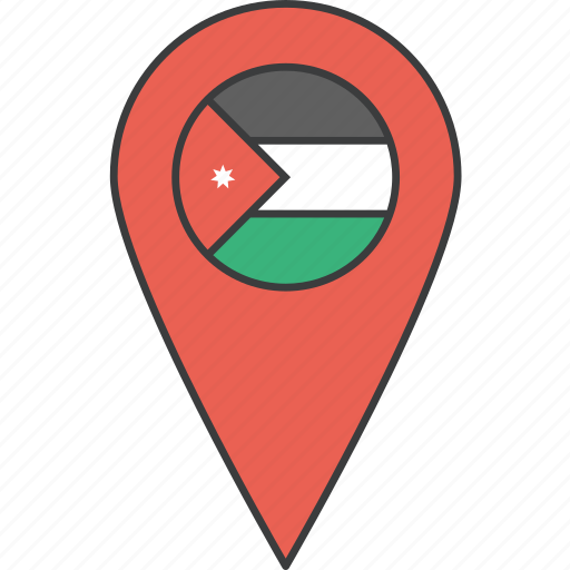 Asian, country, flag, jordan icon - Download on Iconfinder