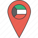 asian, country, flag, kuwait