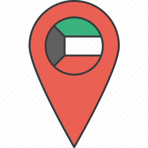 Asian, country, flag, kuwait icon - Download on Iconfinder