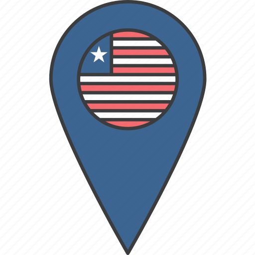 African, country, flag, liberia, liberian icon - Download on Iconfinder