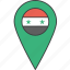 asian, country, flag, syria, syrian 