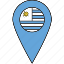 country, flag, uruguay