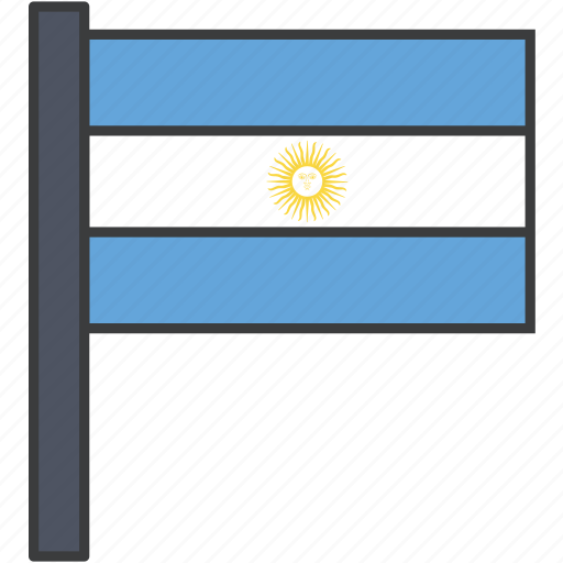 Argentina, argentinian, country, flag, national icon - Download on Iconfinder