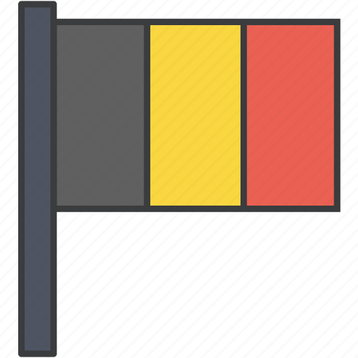 Belgian, belgium, country, european, flag, national icon - Download on Iconfinder