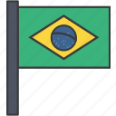 brasil, brazil, country, flag, brazilian, national