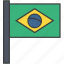 brasil, brazil, country, flag, brazilian, national 