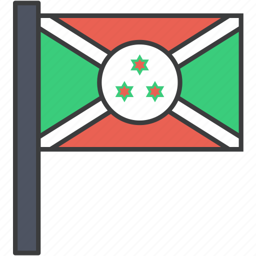 African, burundi, country, flag, national icon - Download on Iconfinder
