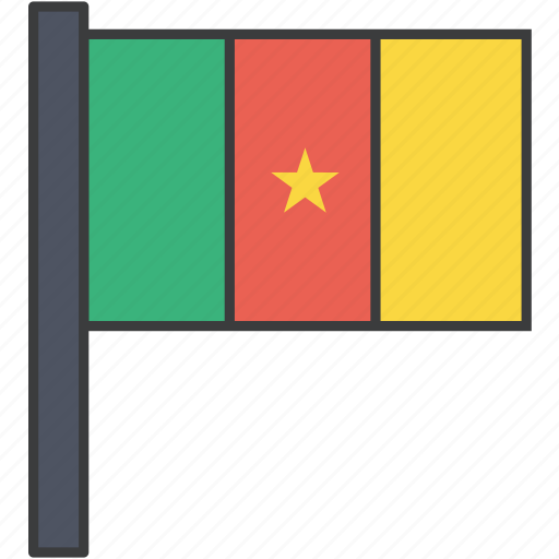 African, cameroon, cameroonian, country, flag, national icon - Download on Iconfinder