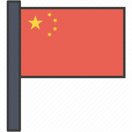 Asian, china, chinese, country, flag, national icon - Download on Iconfinder