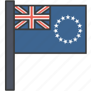cook, country, flag, island, national 
