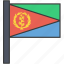 african, country, eritrea, flag, eritrean, national 