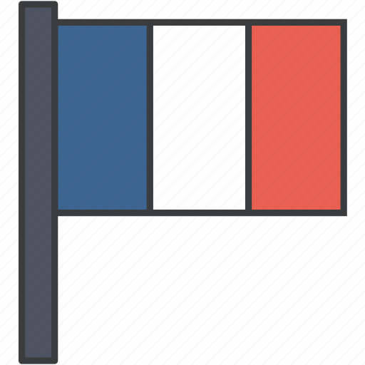 Country, european, flag, france, french, national icon - Download on Iconfinder