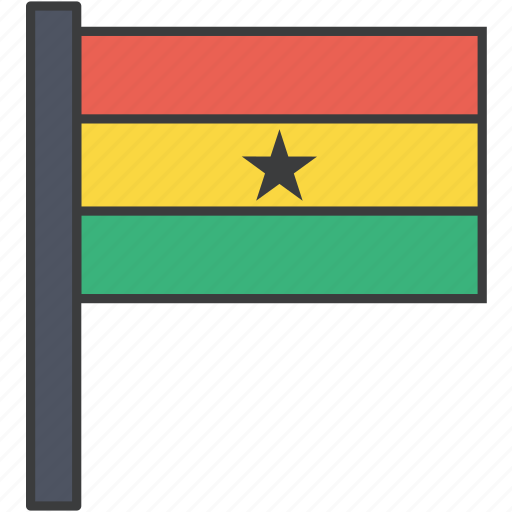 African, country, flag, ghana, ghanaian, national icon - Download on Iconfinder