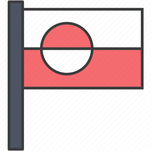 Country, flag, greenland, greenlandic, national icon - Download on Iconfinder