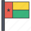 african, bissau, country, flag, guinea, national 