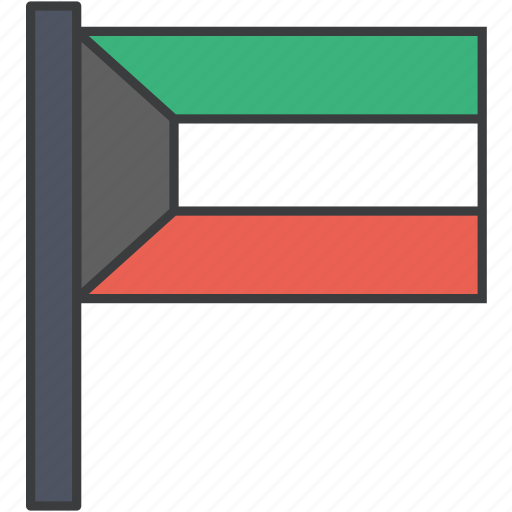 Asian, country, flag, kuwait, national icon - Download on Iconfinder