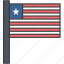 african, country, flag, liberia, liberian, national 