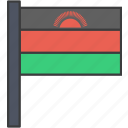 african, country, flag, malawi, malawian, national