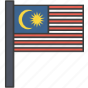 asian, country, flag, malay, malaysia, malaysian, national
