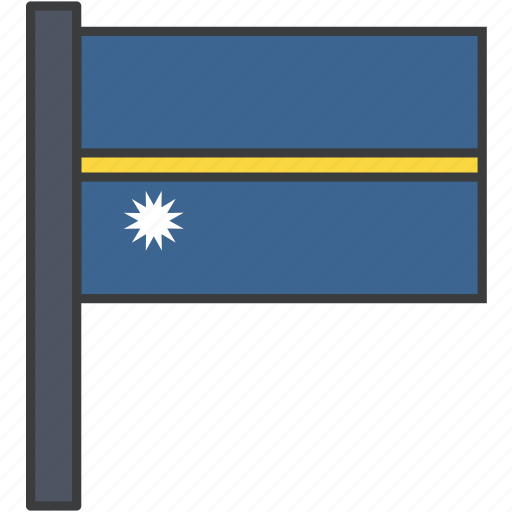 Country, flag, nauru, national icon - Download on Iconfinder