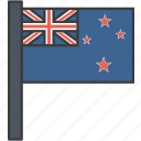 country, flag, kiwi, new, zealand, national