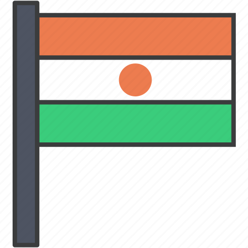 African, country, flag, niger, national icon - Download on Iconfinder