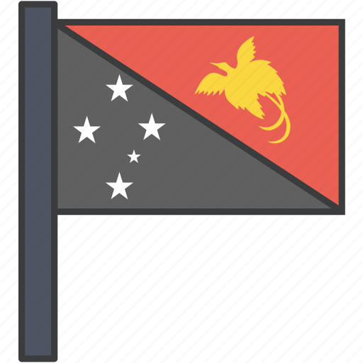 Country, flag, guinea, new, papua, national icon - Download on Iconfinder