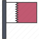 asian, country, flag, qatar, qatari, national