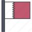 asian, country, flag, qatar, qatari, national 