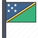 country, flag, islands, solomon, national
