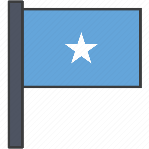 African, country, flag, somalia, somalian, national icon - Download on Iconfinder
