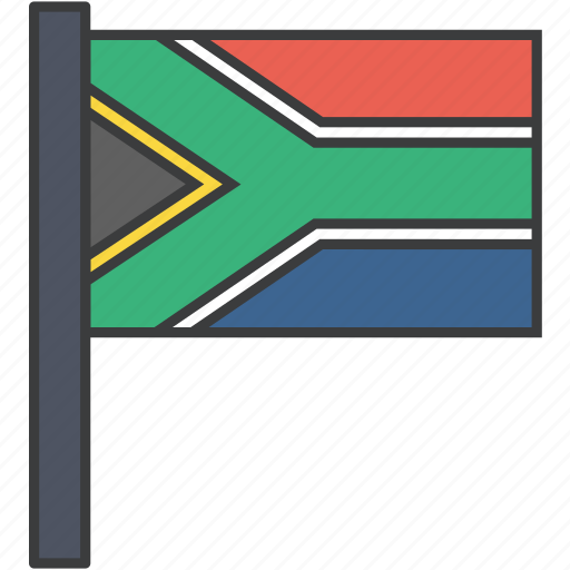 Africa, african, country, flag, south, national icon - Download on Iconfinder