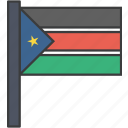 african, country, flag, south, sudan, national, sudanese