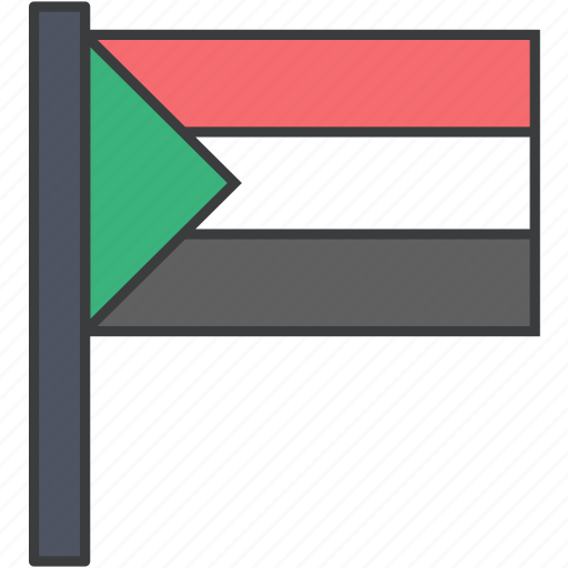 African, country, flag, sudan, national, sudanese icon - Download on Iconfinder