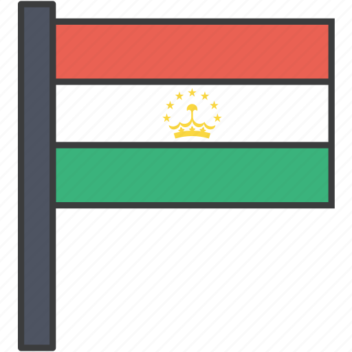 Asian, country, flag, tajikistan, national, tajikistani icon - Download on Iconfinder