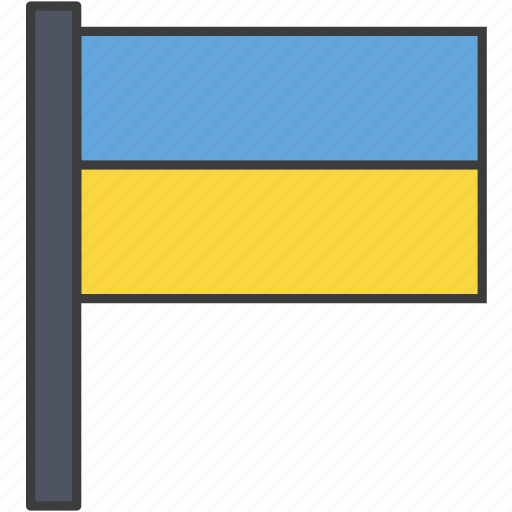 Country, european, flag, ukraine, ukrainian, national icon - Download on Iconfinder