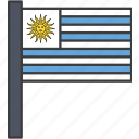 country, flag, uruguay, national, uruguayan