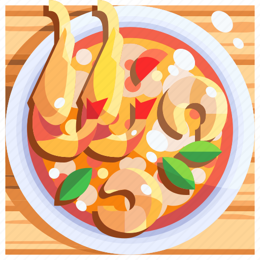 Eat, food, goong, thailand, tom, yum icon - Download on Iconfinder
