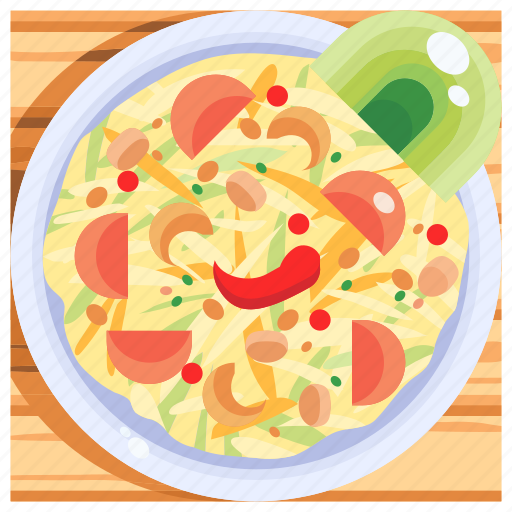 Eat, food, som, tam, thailand icon - Download on Iconfinder