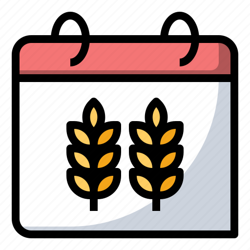 Calendar, food, meal, wheat icon - Download on Iconfinder