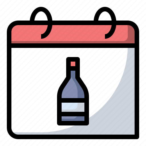 Beer, calendar, food, malbec, red grape icon - Download on Iconfinder