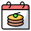 cake, calendar, food, pancake, pastry 