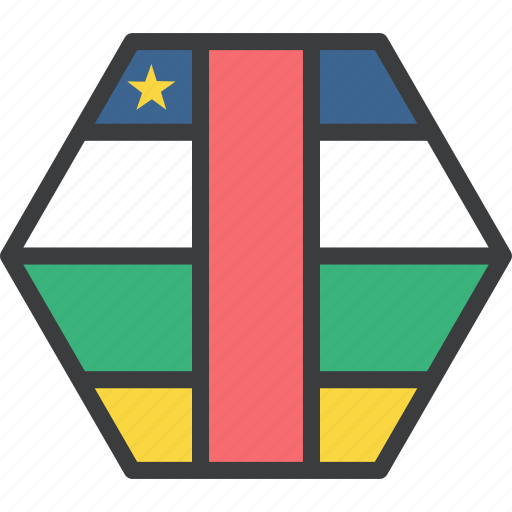 African, central, country, flag, republic icon - Download on Iconfinder